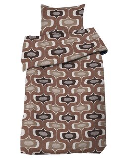 Sengetøj Ludvig 2-delt Brun