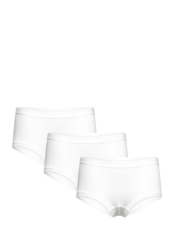Lindex Brief Hipster 3 Pack Solid - White - 134/140