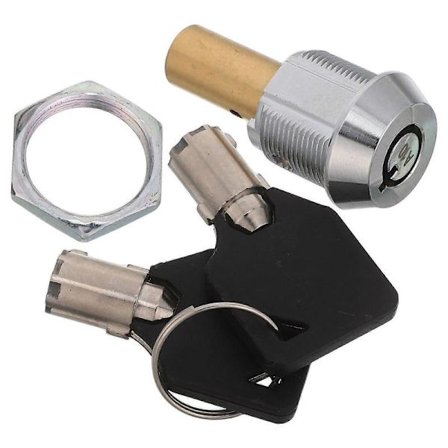 1 Sett Gumball Maskin Låser - Rørformet Nøkkelhull Låser Likt For Gumball Godteri Salgsautomat - Sikker Topplokk Låsesylinder For Kommersiell Snacks &