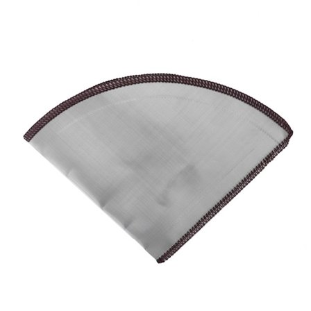 Rustfritt stål kaffefilter gjenbrukbar sammenleggbar kaffekjeglefilter silpose 2-4 kopp