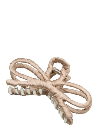 Becksöndergaard Luster Bow Hair Claw - Beige - ONE SIZE