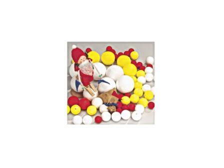 Papperskulor 50mm gul 25/fp - Lyreco - Skola och förskola - Hobbymaterial - Papperskulor