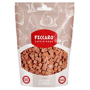 Ficcaro Soft Rabbit Cubes, 100g