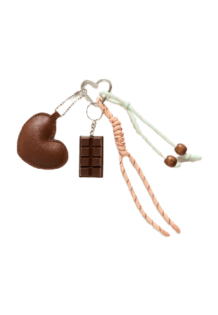 Saint Tropez PernulleSZ Charm Nyckelband Grå ONESIZE