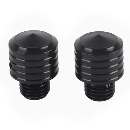 M10*1.25 Universal Motorcykel Bakspejl Gevind Bolte Adapter Skruer (Sort)