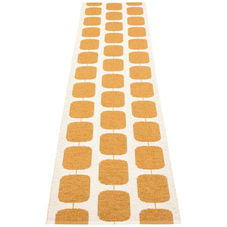Pappelina Gulvteppe Sten, 70 x 300 cm., ochre/vanilla