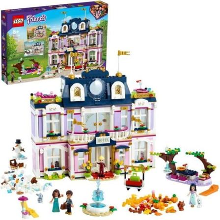 LEGO Friends 41684 Heartlake City Grand Hotel, Big House, Dyrefigur, Minidukker, Legetøj til børn på 8 år