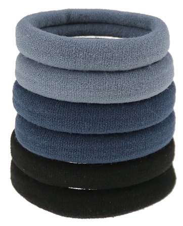 Senze Elastikker Blå mix, Hår, Hårpynt, Hårelastikker