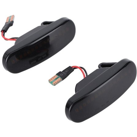2 st LED-sidomarkeringsblinkers 51717793 51942933 Passar Fiat Panda 169 Grande Punto 199 Smoke