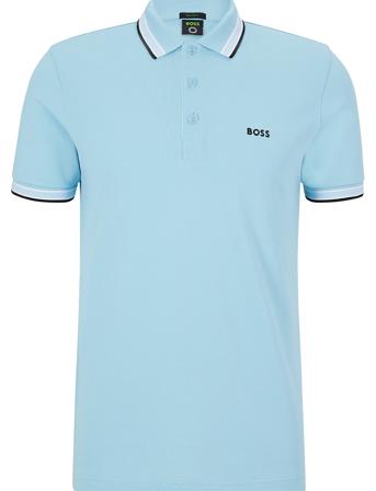 Paddy Polos Short-sleeved Sininen BOSS
