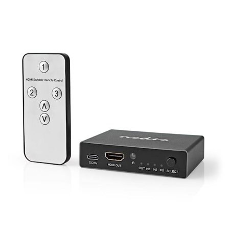 Nedis HDMI 8K Switch - Black