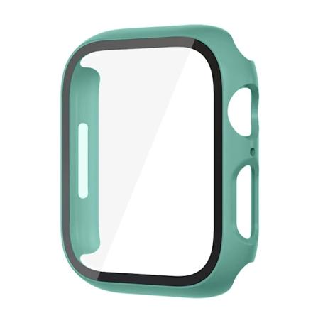 Glass+ deksel for Apple Watch etui 9 8 7 6 SE 5 iWatch tilbehør skjermbeskytter Apple Watch Series 45mm 41mm 44mm 40mm 42mm 38mm Furu grønn Pine green