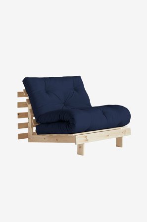 Karup Design - Loungestol Roots 90 Rå Bas - Blå - Fåtöljer - Från Homeroom