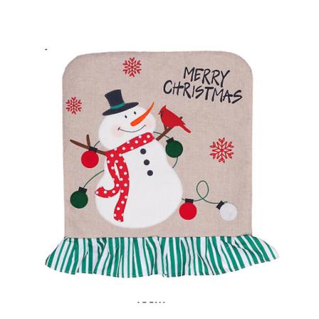 Cover Broderad Snögubbestolsöverdrag