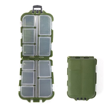 Daily Pill Box Medicin Dispenser Case ARMY GREEN