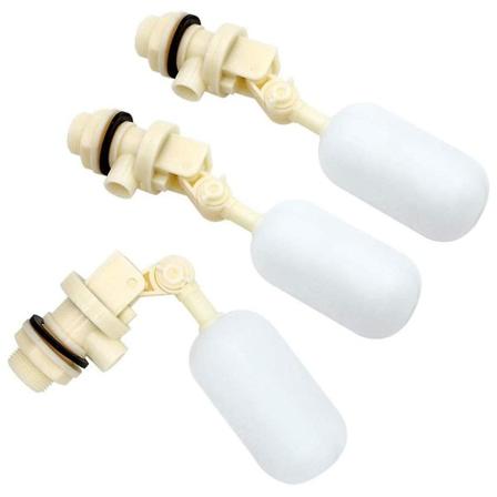 Flyteventil med justerbar arm, stabilisert vannflotørventil, 1/2 tommers flyteventil for hester, kyr, geiter, griser, 3 stk