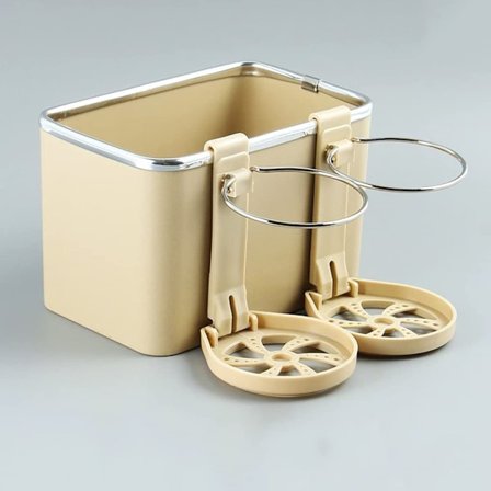 Bil Armlæn Opbevaringsboks, Bil Interiør Tilbehør (Beige)