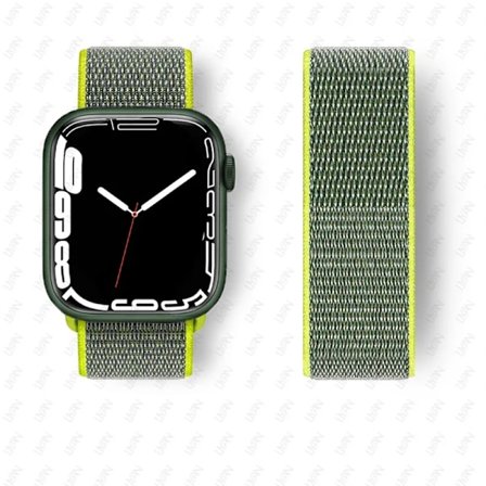 Nylon Loop Armband för Apple Watch band 44mm 40mm 45mm 41mm 46 42mm 49mm 44 45 mm armband iWatch serie 10 9 SE 7 6 5 4 Ultra 2