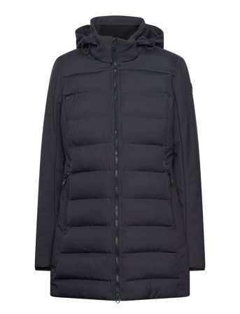 Woman Parka Light Hybrid Softshell Black CMP
