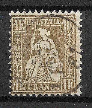 Schweiz 1862 - AFA 41 - Stemplet