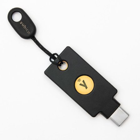 Yubico USB security key lanyard