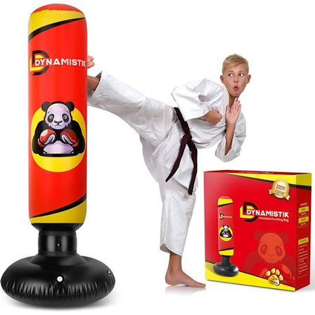 Inflatable and Freestanding 160 cm Strong and Durable Foot Punch Bag for Children and Adults
