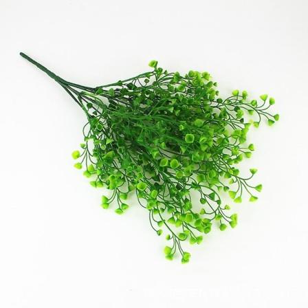 8 stk. 7 gaffel kunstig gylden klokkepil hængende plastik blomsterkurv udendørs indendørs terrasse græsplæne haveindretning
