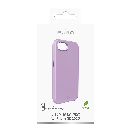 PURO iPhone 16e silicone cover ICON MAG PRO, rose
