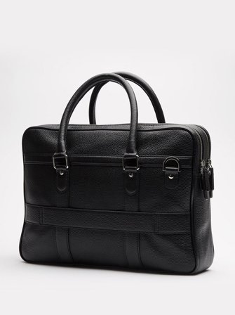 John Henric Men's Schwarze Laptoptasche Gian Size Onesize