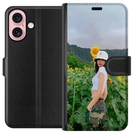 Yhteensopiva Lompakkokotelo Apple iPhone 16 Lisa Blackpink Auringonkukat K-pop Idol