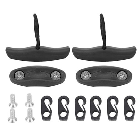 Kajak Trækhåndtag Blødt Greb Nem Betjening Kajak T Håndtag Udskiftningstilbehør Med Skruer til Alle Havkajakker og Kanoer