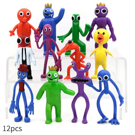 12PCS Rainbow Friends Actionfigurer Leksaker Pojke Julklappar - high quality