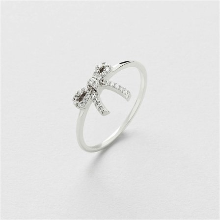 Bling Bow Ring - STERLINGSØLV