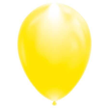 LED Ballonger Gul 30 cm 5-pack - Kalaslagret.se