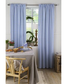 Sivuverho Stina 2/pak Sininen