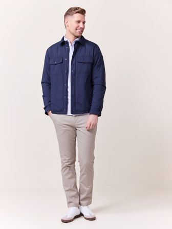 MATCH - Hudson jakke - Redford - Str. S - Herre - Jakker & Frakker - Blå - 100% polyester-resirkulert