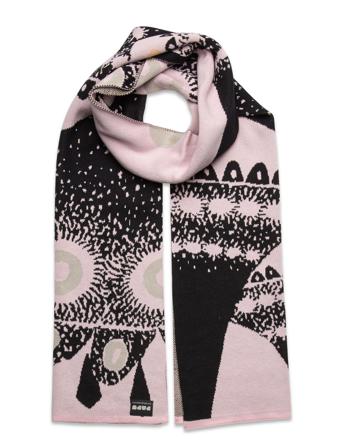 Oblong Scarf Accessories Scarves Lightweight Scarves Monivärinen/Kuvioitu Papu