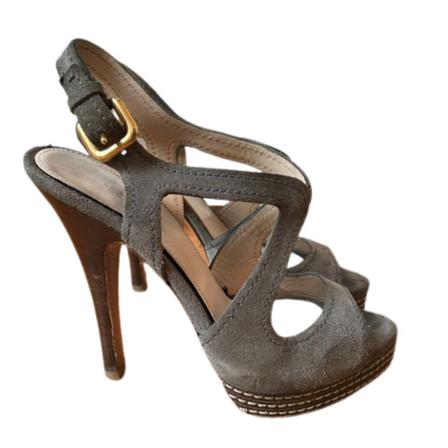 Prada Vintage, Pre-owned Sandales Grijs, Dames, Maat:37 EU