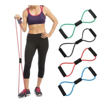 2 modstandsbånd - Træningsbånd, modstandsbånd, yoga, genoptræning