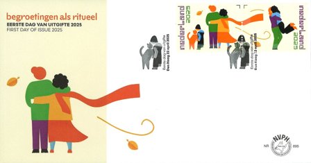 Holland - Nyt hollandsk design: Hilserner - Førstedagskuvert