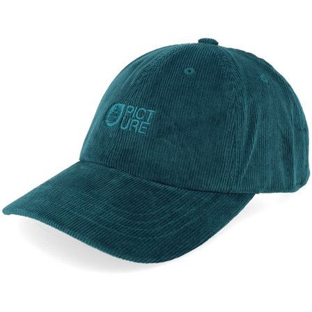 Picture - Grön unconstructed Keps - Qorda K Deep Water Cord Dad Cap @ Hatstore