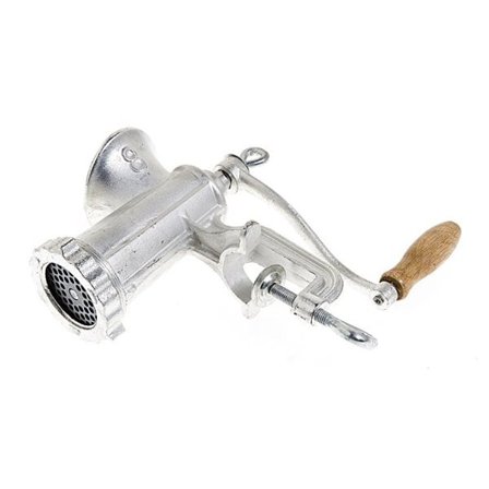 Kødhakker i støbejern til hjemmelavet fars og pølser