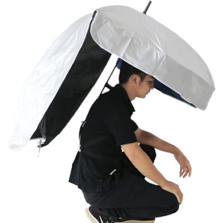 Handsfree Reseparaply - UF50+ Sol- och regnskydd för ryggsäckar, strandstolar, golfbilar, rullstolar och barnvagnar