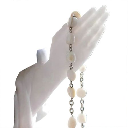 Rukoilevat kädet seinäteline rukouskädet patsas teline rukousnauhalle ja rukouskorteille, kampanja