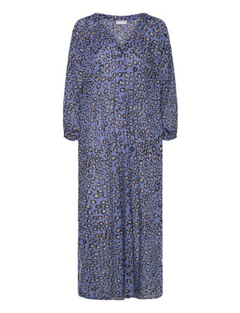 Coster Copenhagen | Dress With Placket In Leo Print | 38