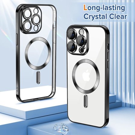 iPhone 16 Pro Max Skal – Metallic Skal med Magnetisk Kompatibilitet, Slim Design - Grön