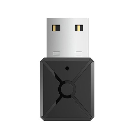 USB Bluetooth -lähetinvastaanotin, 2-in-1 Bluetooth 5.0 -lähetin