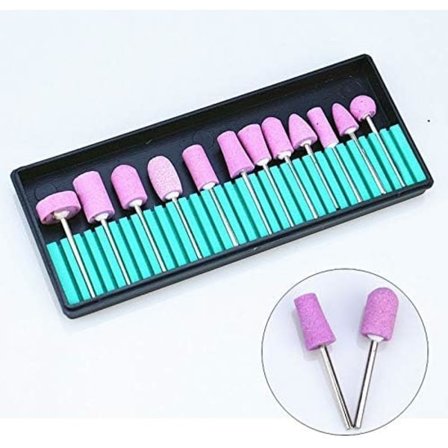 IC 12 st Borrkronor rosa - Bits till elfil