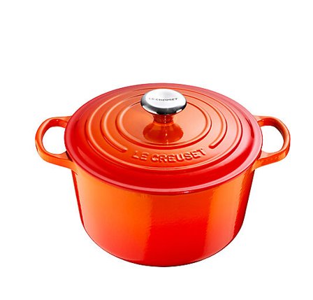 LE CREUSET Støpejernsgryte Rund 24cm/5l Volcanic
