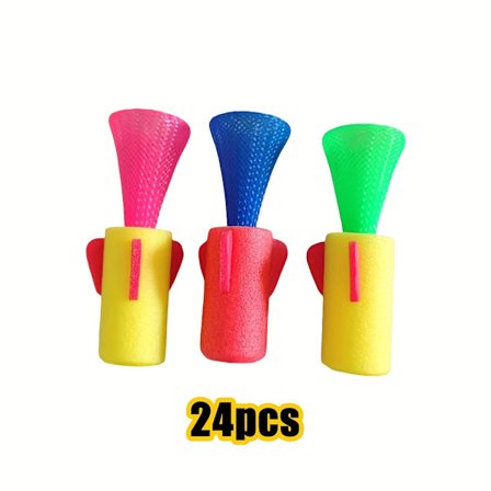 2025 Ny Cross-Border Hoppende Raket Børns Hoppende Alf Lille EVA Fjeder Launcher Pædagogisk og Stress-Aflastende Legetøj